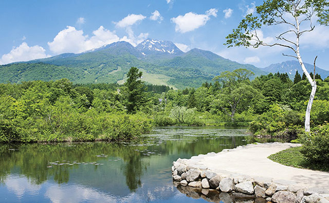 妙高山といもり池のイメージ