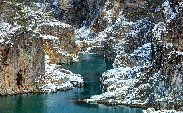 冬の龍王峡