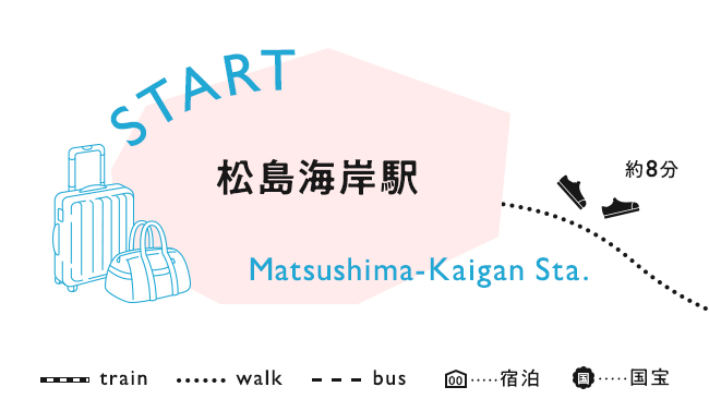 【START】松島海岸駅