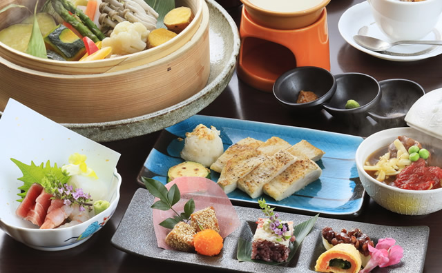 ゆとりろ磐梯熱海　夕食の一例 のイメージ