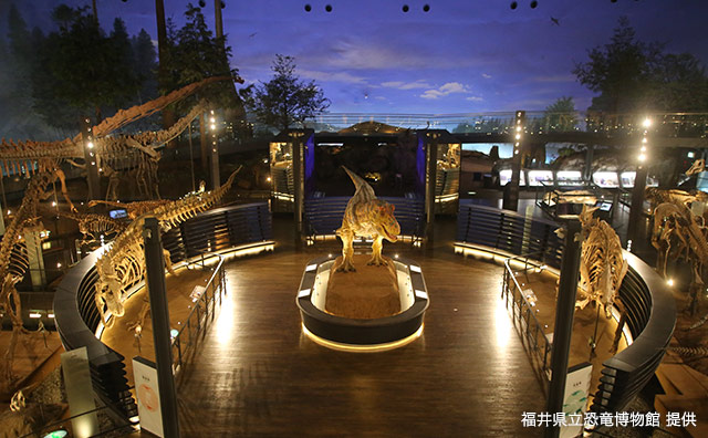 リニューアルした展示室「恐竜の世界」のイメージ