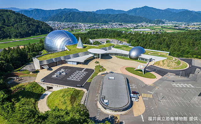 福井県立恐竜博物館 外観のイメージ