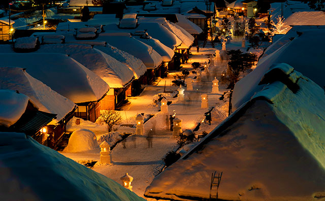 大内宿雪まつり