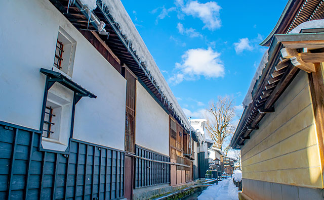 飛騨古川　冬の町並み