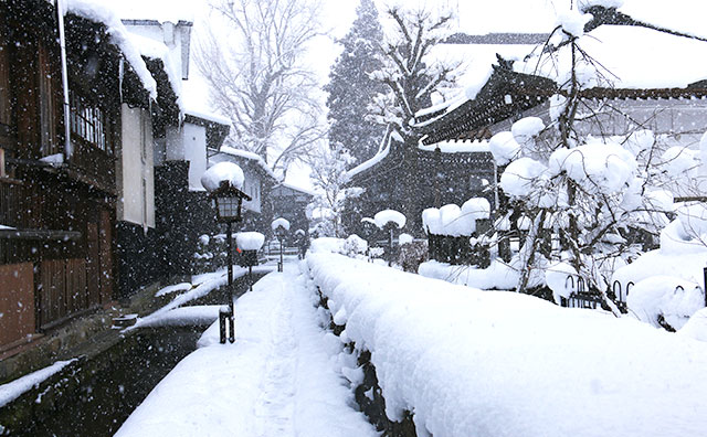 飛騨古川　冬の町並みのイメージ