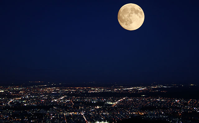 藻岩山の夜景