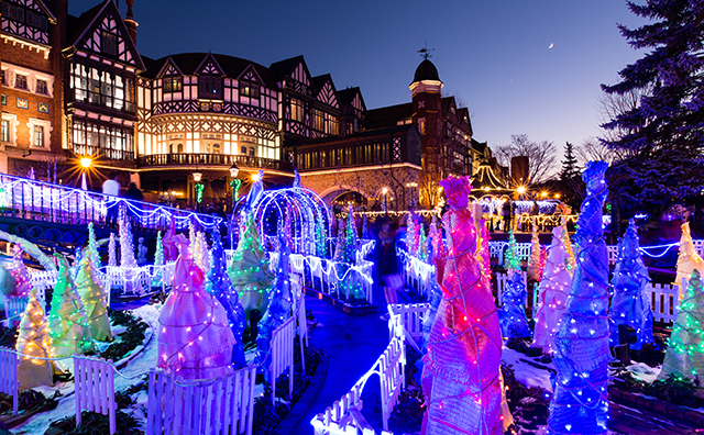 白い恋人パーク 冬のイルミネーション