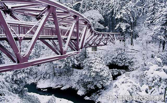 雪景色のあやとり橋イメージ