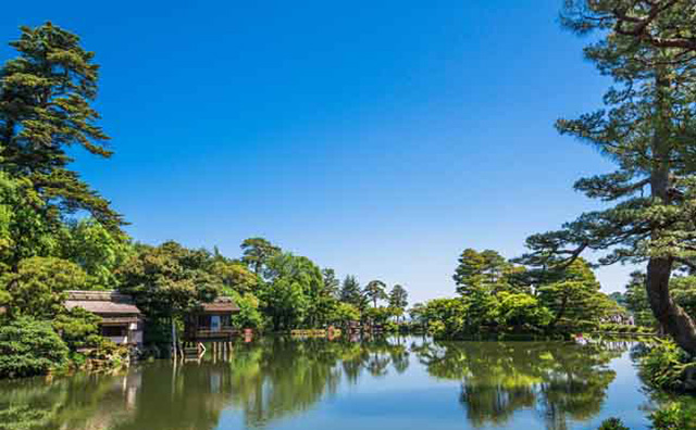 石川エリアの夏の兼六園のイメージ