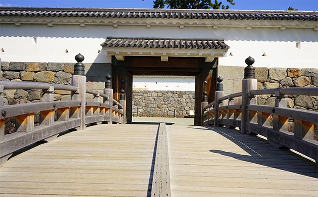 小田原城の住吉橋のイメージ