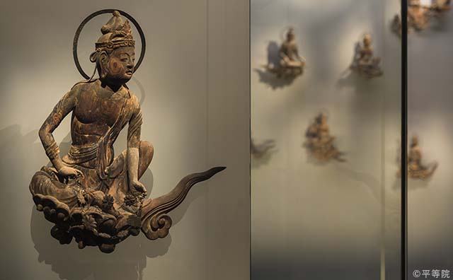 鳳翔館雲中の間　雲中供養菩薩像　©平等院