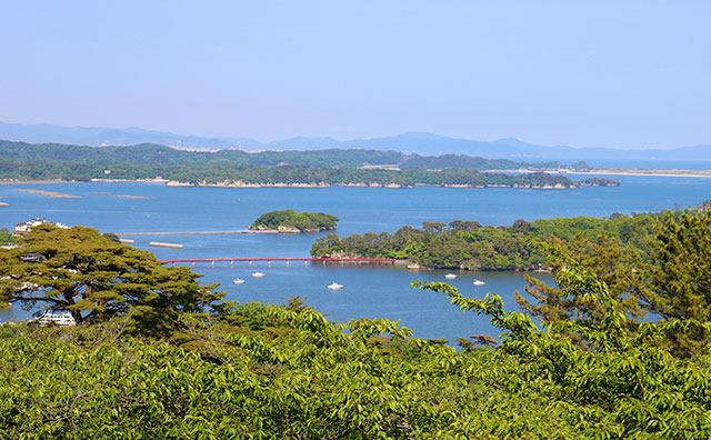 松島湾のイメージ（写真提供：宮城県観光プロモーション推進室）