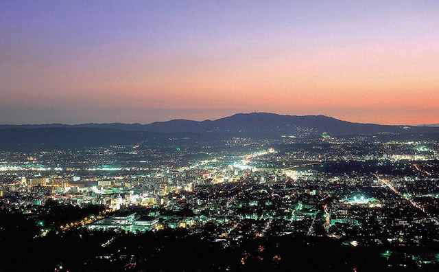 若草山からの夜景 のイメージ