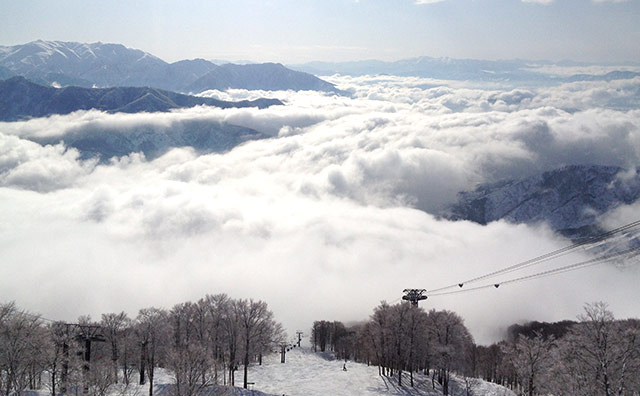 八海山の雲海のイメージ