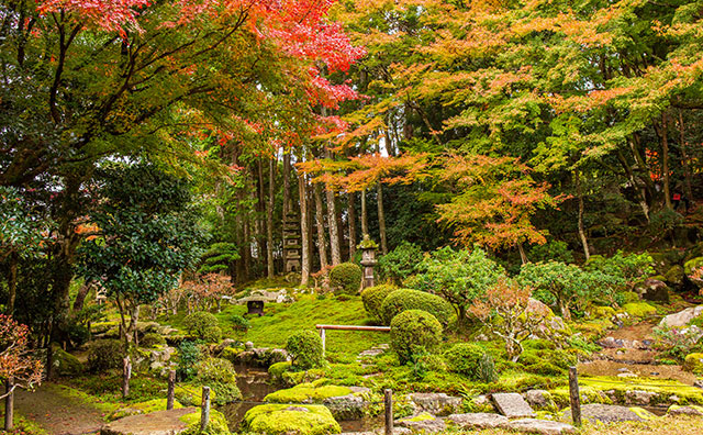 旧竹林院 日本庭園