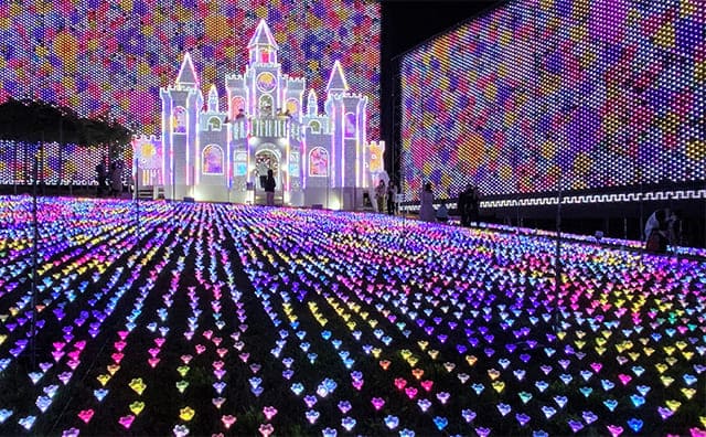 イルミネーション フラワーキャッスル