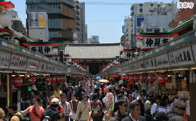 浅草寺　仲見世