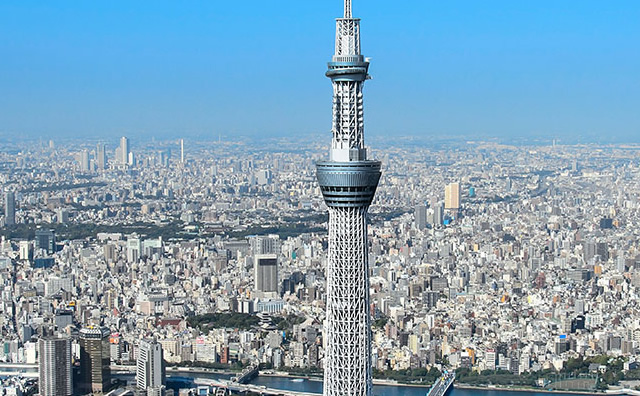 東京エリアの東京スカイツリー🄬