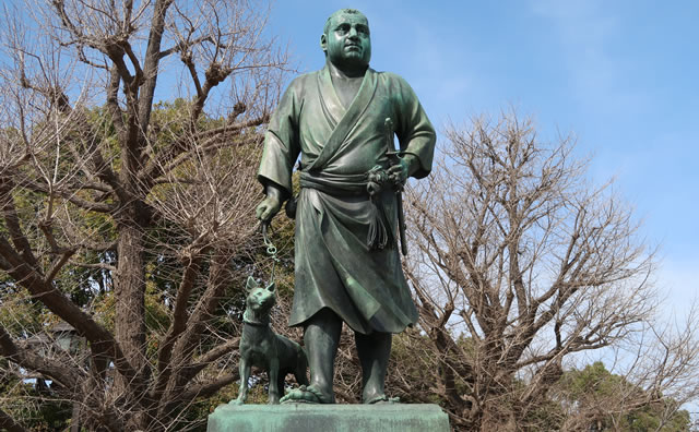 上野恩賜公園　西郷隆盛像