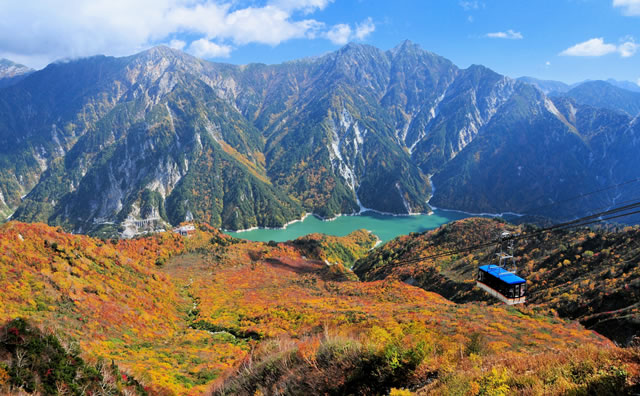 秋の立山黒部アルペンルート のイメージ