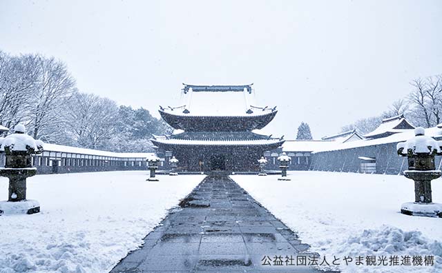 雪の瑞龍寺のイメージ