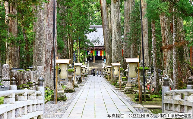 高野山　奥之院（写真提供：公益社団法人　和歌山県観光連盟）