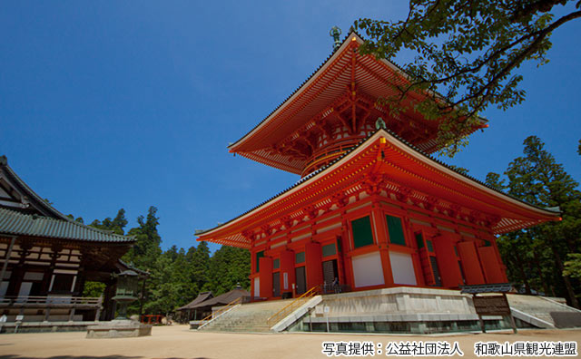  壇上伽藍（写真提供：公益社団法人　和歌山県観光連盟）