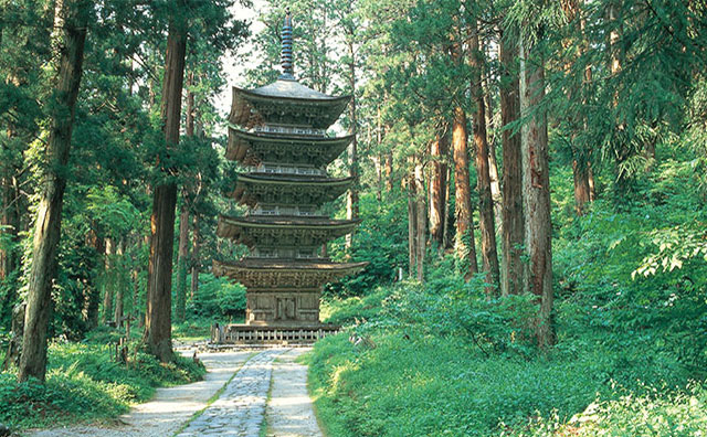 羽黒山　五重塔のイメージ