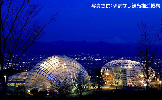 笛吹川フルーツ公園　夜景