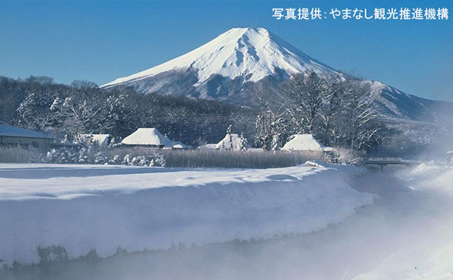 忍野八海からの富士山　イメージ