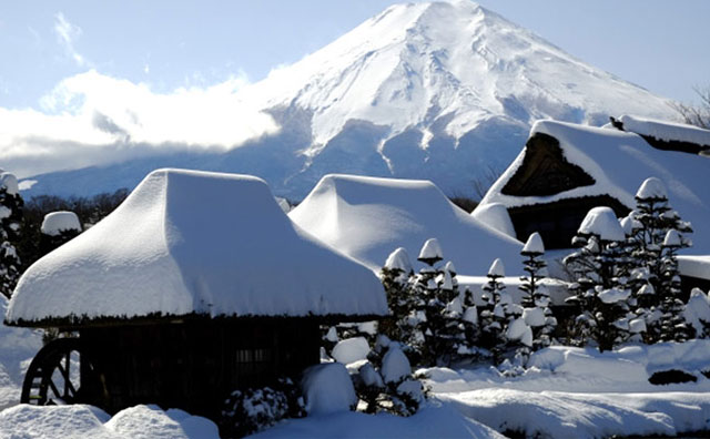 忍野村からの富士山　イメージ
