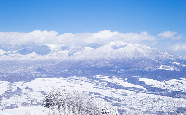 雪の八ヶ岳のイメージ