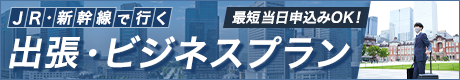 1名利用OK！ 最短、出発日前日23：40まで予約OK!出張・ビジネスプラン