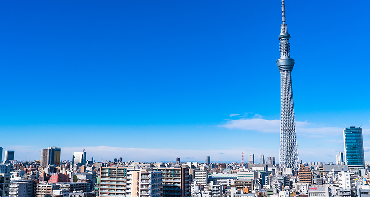 スカイツリーと東京の街のイメージ