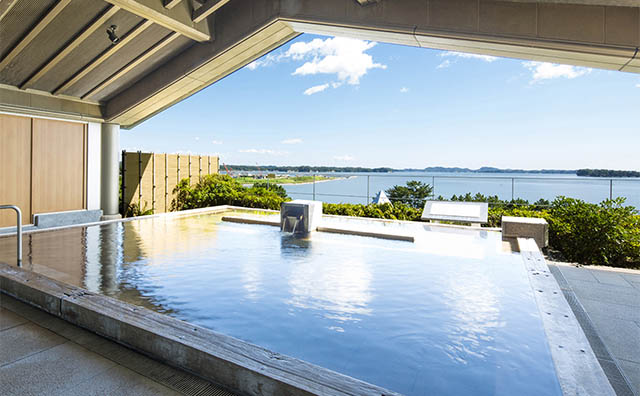 松島一の坊　露天風呂「八百八島」