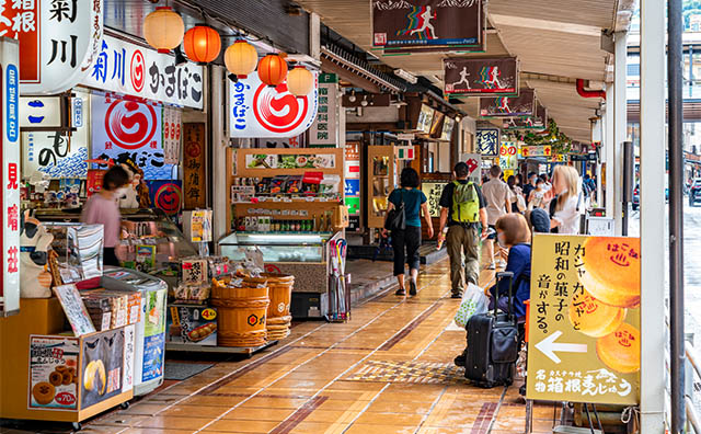 箱根湯本駅前商店街