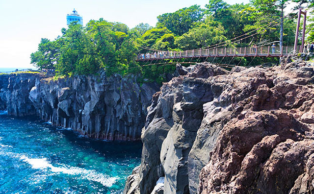 城ヶ崎海岸　門脇吊橋