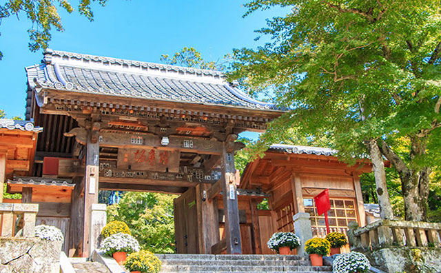 修善寺温泉の中心「福地山修禅寺」の山門