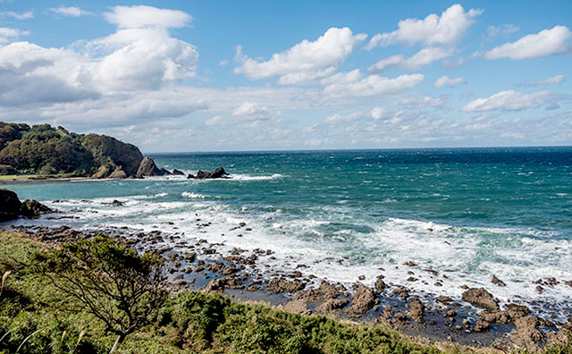 能登半島の海