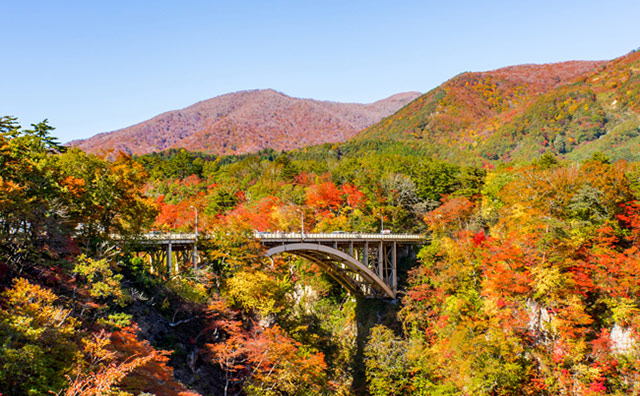 鳴子峡 大深沢橋