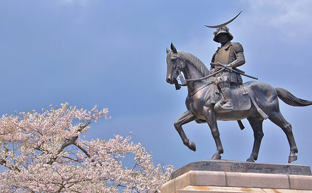仙台市　伊達政宗騎馬像のイメージ