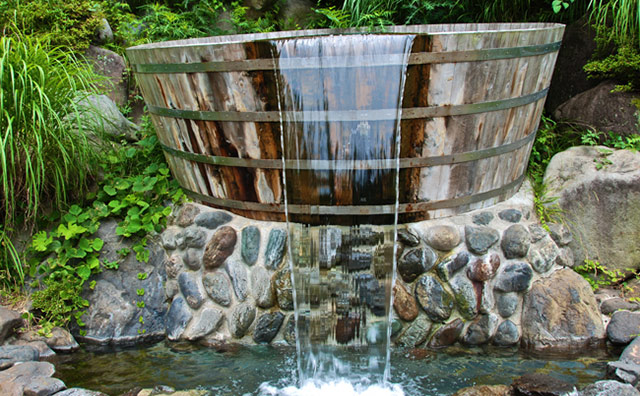 万葉公園　独歩の湯「風呂桶」のイメージ