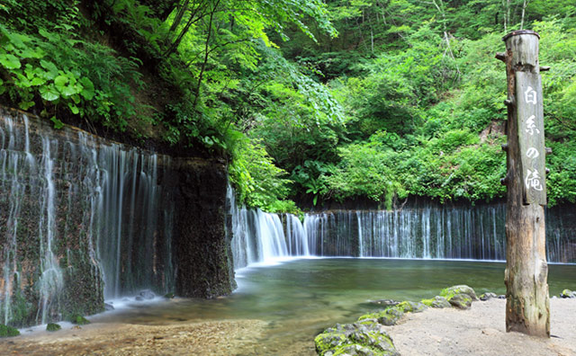 軽井沢白糸の滝のイメージ