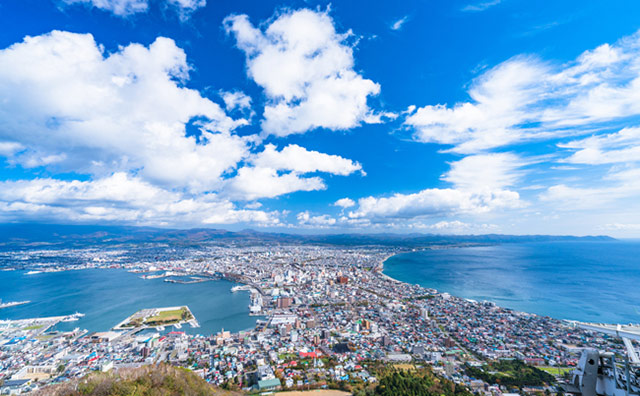 函館山からの街並みのイメージ