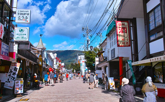 旧軽井沢銀座のイメージ