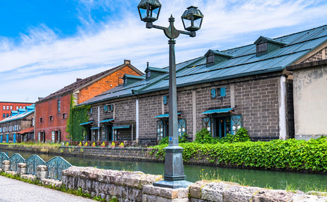 夏の小樽運河のイメージ