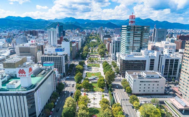 札幌の街並みのイメージ