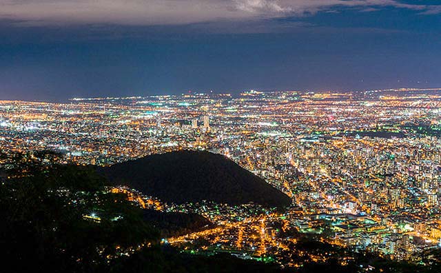 藻岩山からの夜景のイメージ