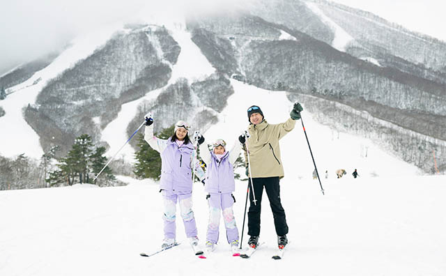 子連れスキー・スノボの服装