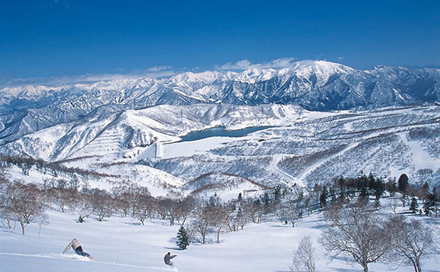 かぐらスキー場 最上部からの眺望のイメージ